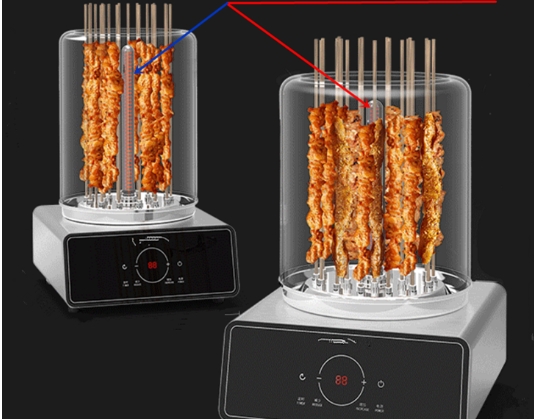 temperature control heating tube for steam oven